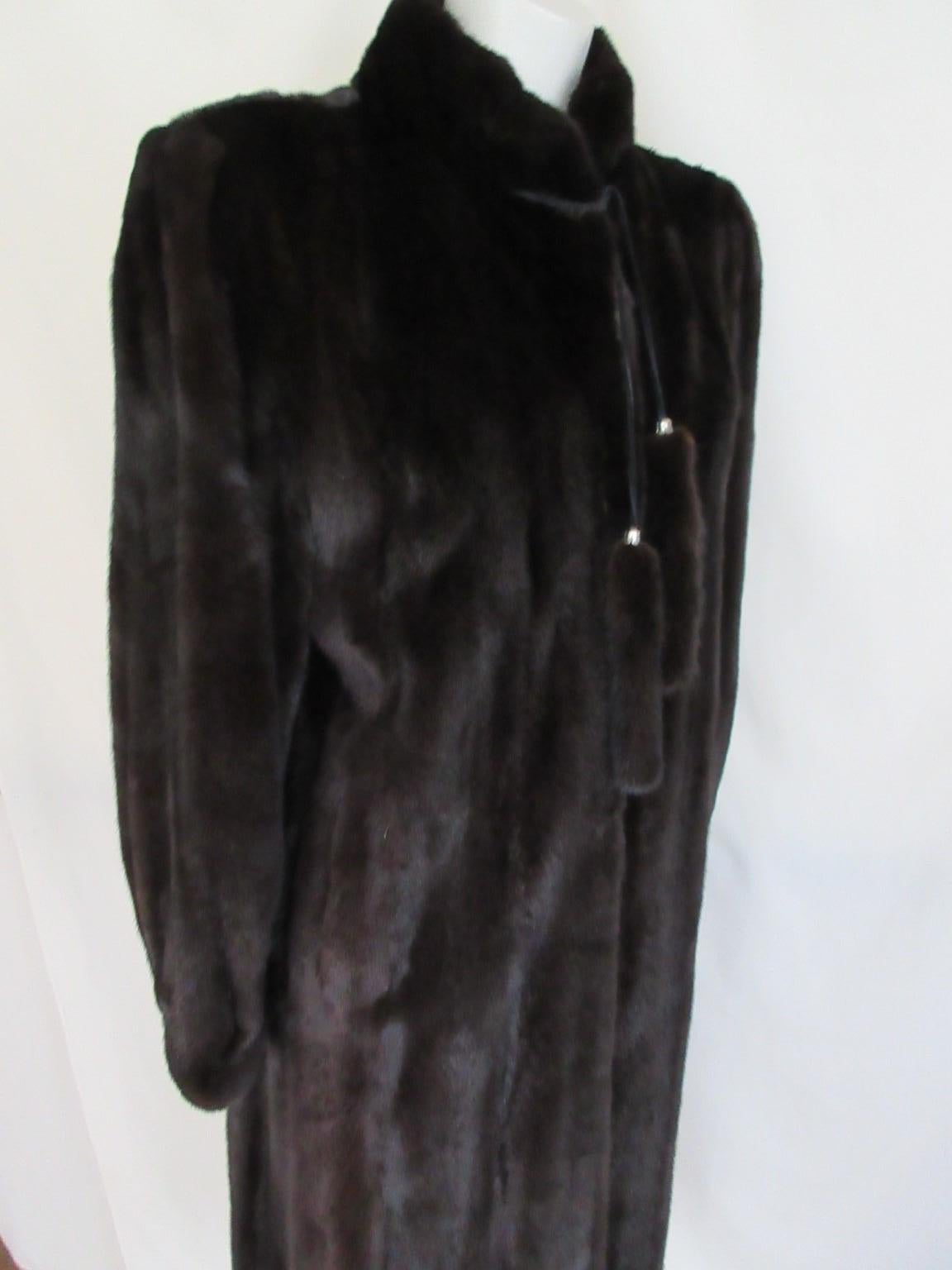MILADY Paris Brown Sheared Mink Fur Coat For Sale 1