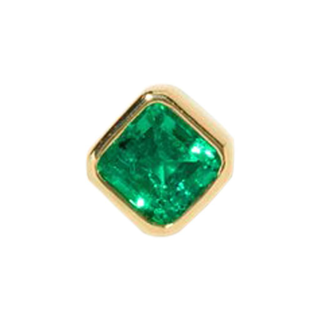 Emerald Stud Earring For Sale