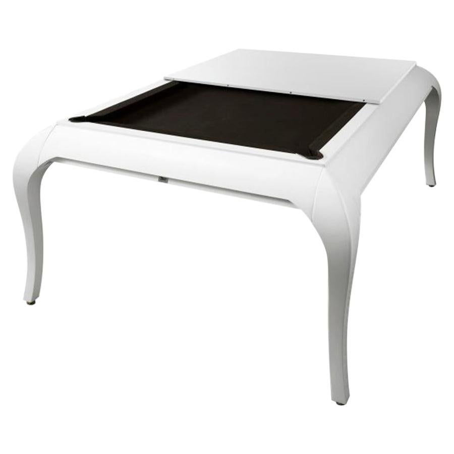 Moderner Luxus-Pooltisch mit Esstischplatte in Lack, anpassbar im Angebot