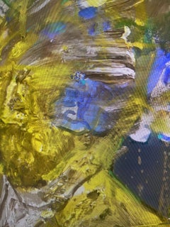 Brainstorm - contemporary oil on canvas portrait of artist Vincent Van Gogh