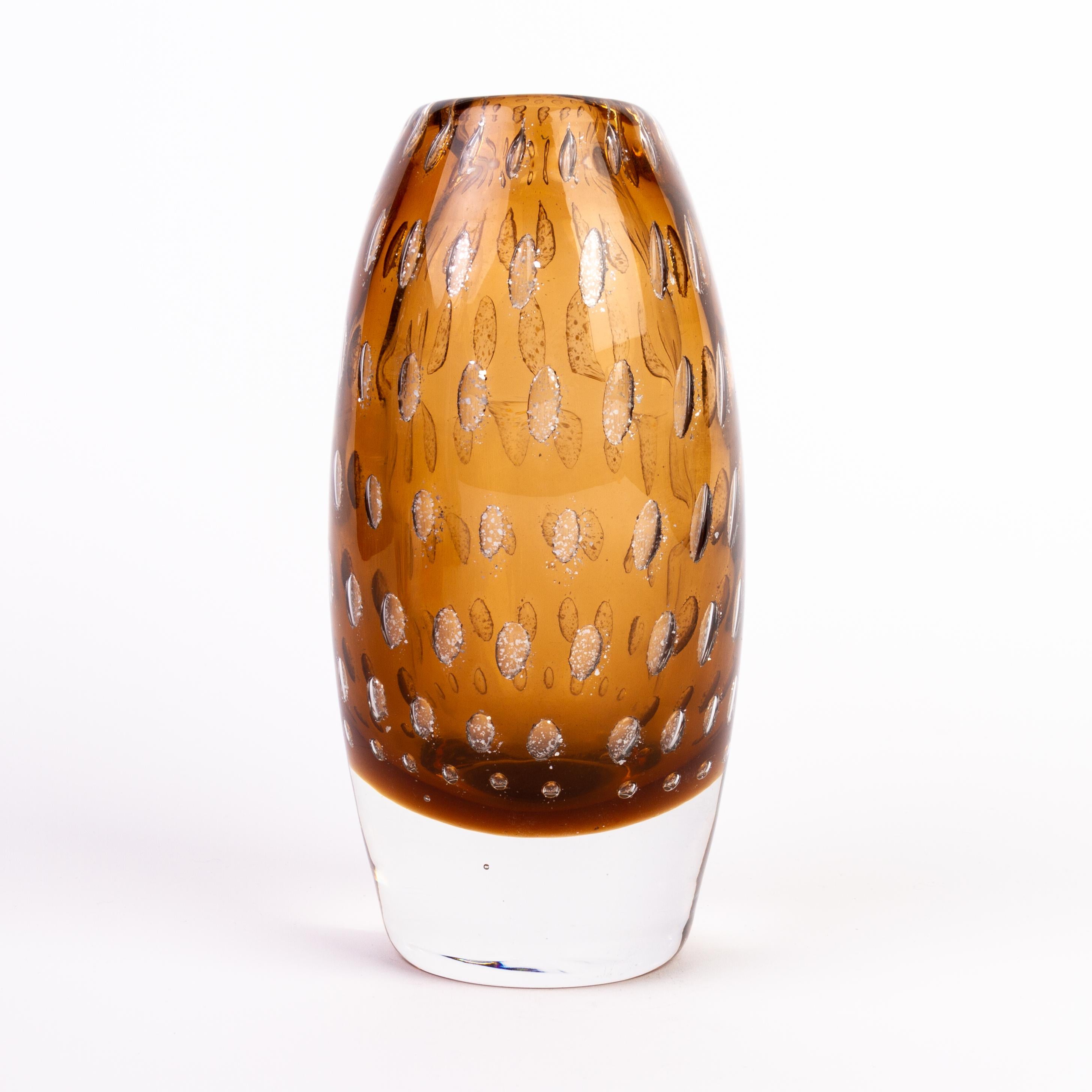 XX secolo Milan Metelak Harrachov Vaso in vetro di design ceco in vendita