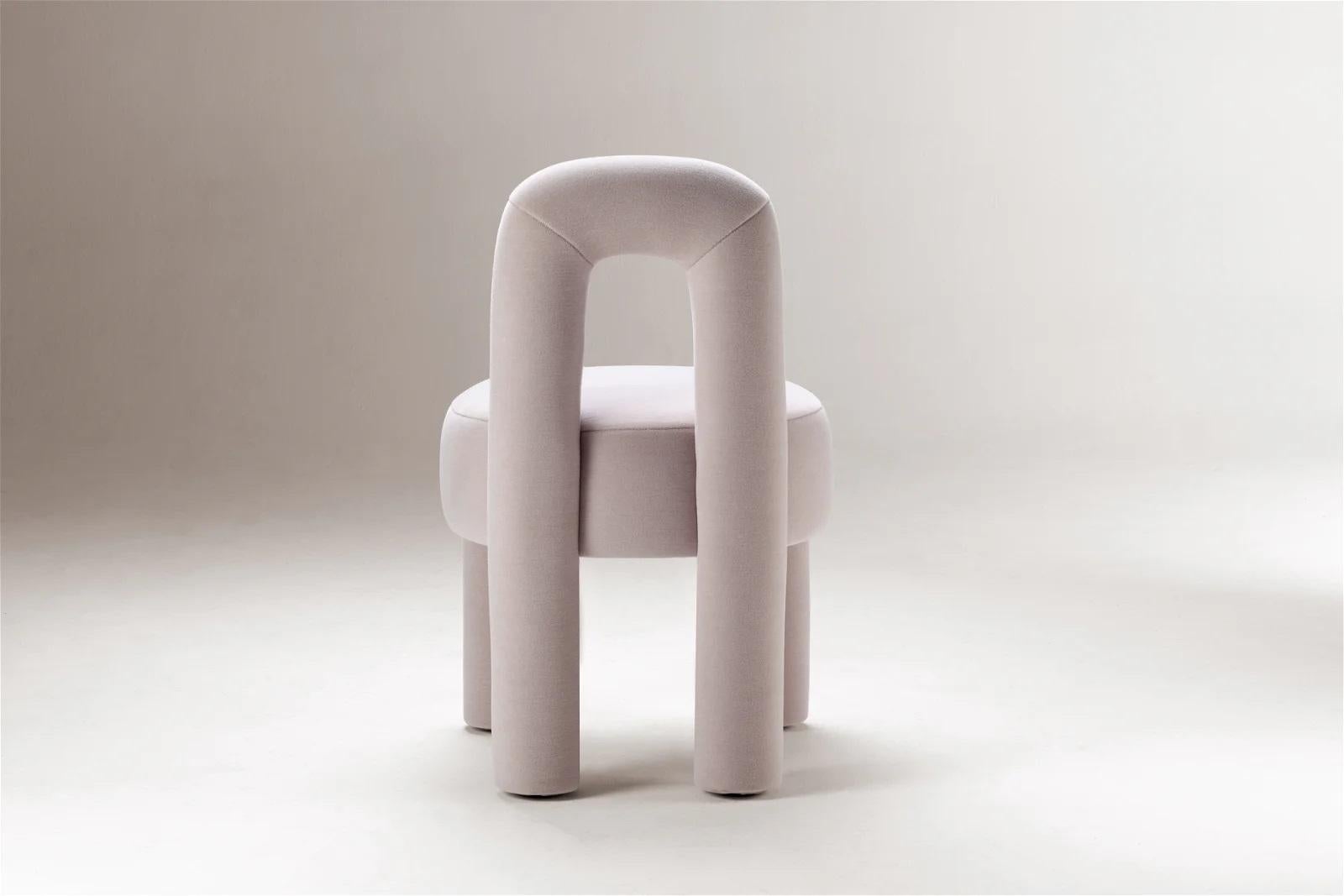 DOOQ! Milan New! Organic Modern Marlon Chair, Light Kvadrat by P. Franceschini In New Condition For Sale In Lisbon, PT