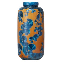 Milan Pekař Vaso di Porcellana Cristallina Volume III, Giallo-Blu