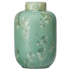 Milan Pekař Crystalline Porcelain Vase XL, Mineral Green