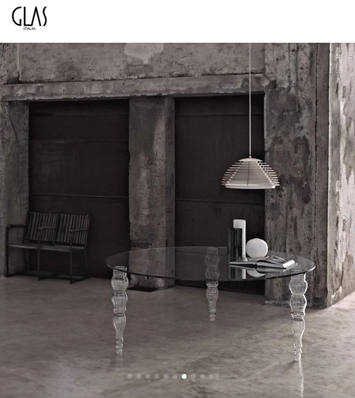 Verre Table ronde en verre de Milan en vente