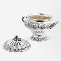 Mailänder 'Continental' Silber-Deckelterrine