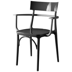 In Stock in Los Angeles, Milani, Glossy Black Polycarbonate Armchair
