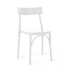 In Stock in Los Angeles, Milani, Glossy White Polycarbonate Dining Chair