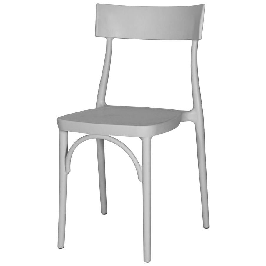 In Stock in Los Angeles, Milani, Silver Grey Polypropylene Dining Chair