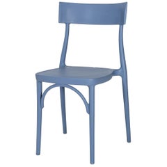 In Stock in Los Angeles, Milani, Steel Blue Polypropylene Dining Chair