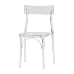 In Stock in Los Angeles, Milani Transparent Polycarbonate Dining Chair 