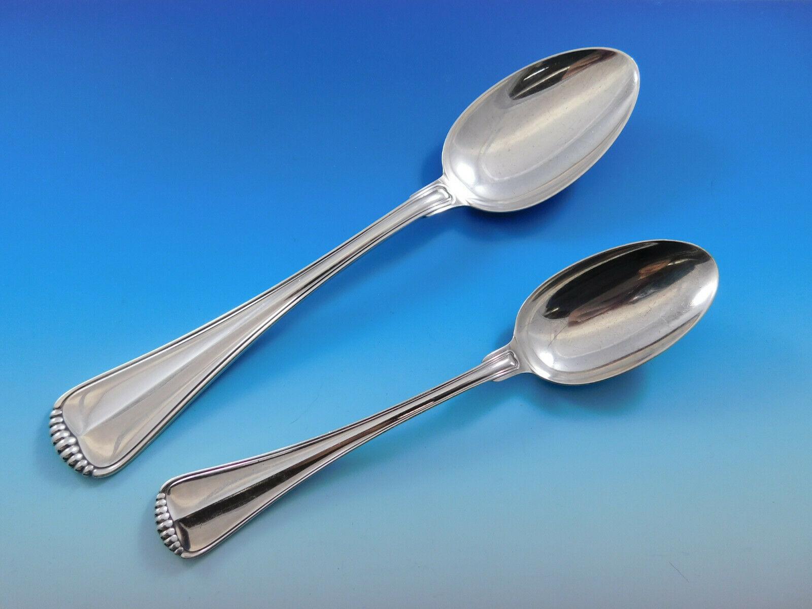 Sterling Silver Milano by Buccellati Italy Silver Flatware Set for 12 Service 67 Pieces Dinner