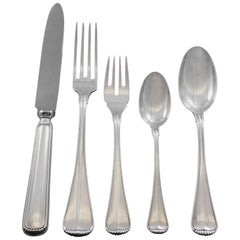 Milano by Buccellati Italy Silver Flatware Set for 12 Service 67 Pieces Dinner