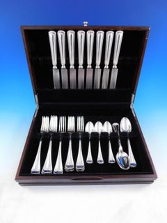 Ensemble de couverts en argent pour 8 personnes Milano par Buccellati, Italie, 40 pièces, inutilisé