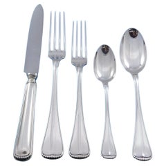 Milano by Buccellati Italy Silver Flatware Set for 8 Service 40 pc Dinner Unused