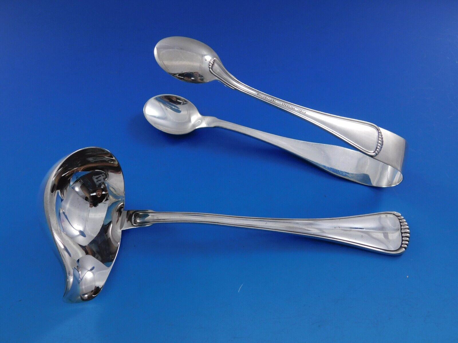Juego de cubiertos de plata Milano by Buccellati Italy Servicio de 33 piezas Cena en venta 1