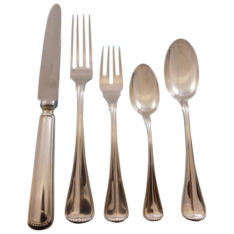 Milano by Buccellati Italy Sterling Silver Flatware Set 8 Service 40