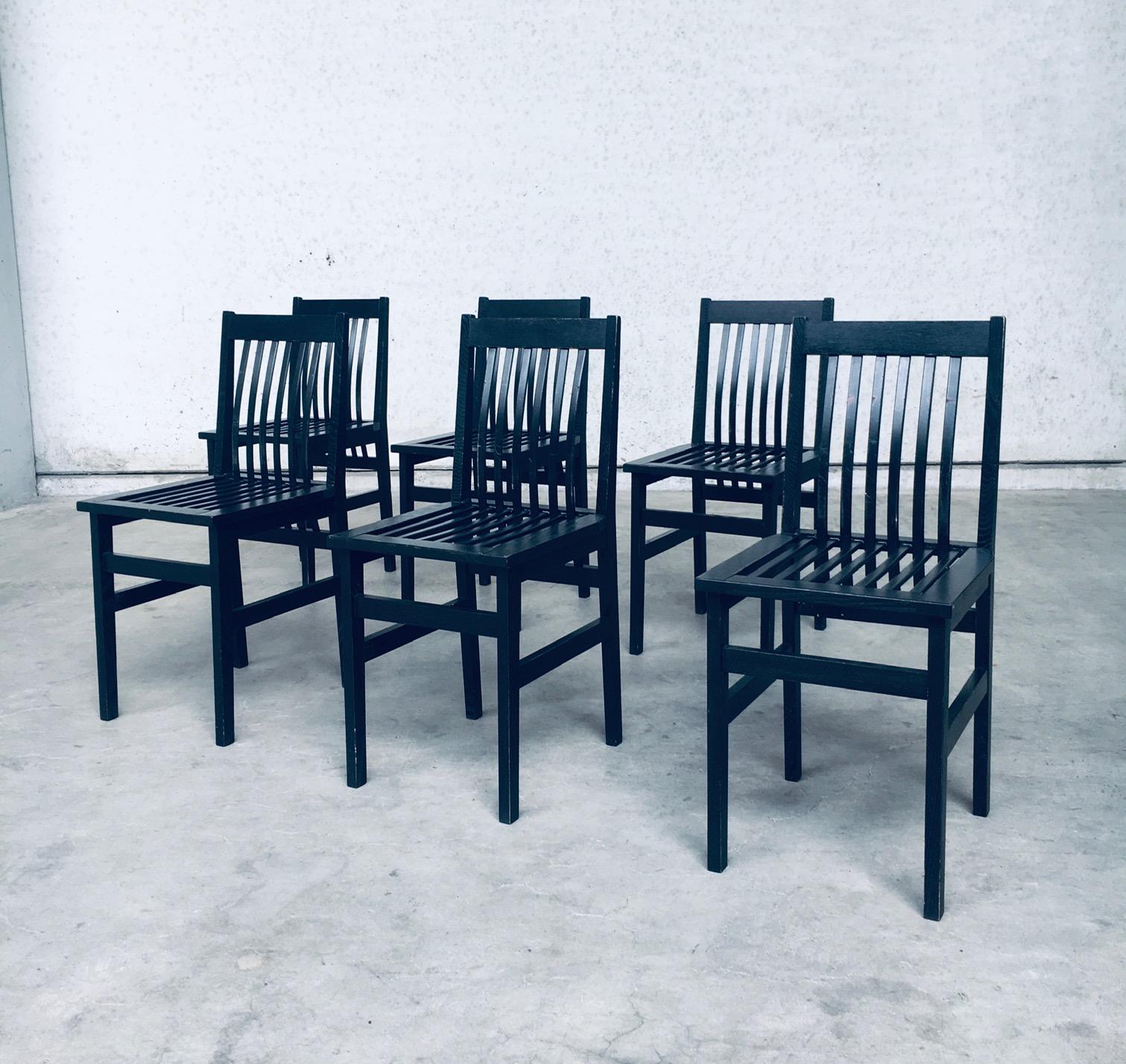 Italian 'Milano' Dining Chair Set by Aldo Rossi for Molteni, Italy, 1987