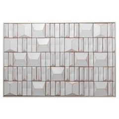 Milano Frost Terracotta Handmade Decorative Tile Outdoor Panel