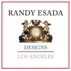 Milano Italian Six-Arm Giltwood and Gilt-Metal Chandelier by Randy Esada Designs