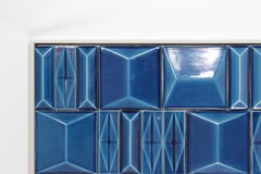 Milano Mustard Handmade Decorative Tile Outdoor Panel