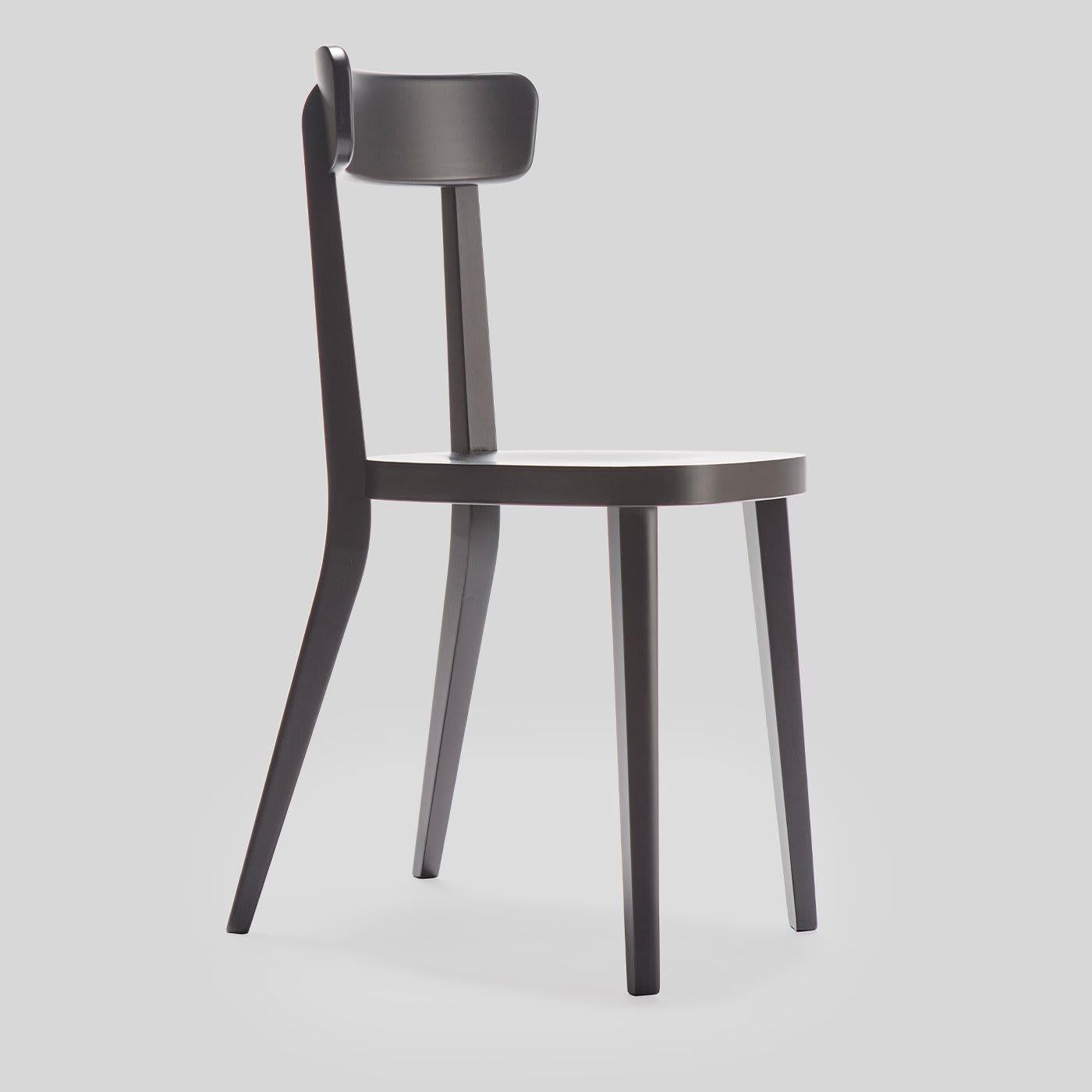 Italian Milano New Black Chair  For Sale
