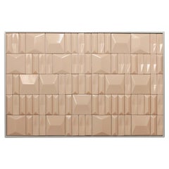 Milano Nude Matte Handmade Decorative Tile Outdoor Panel