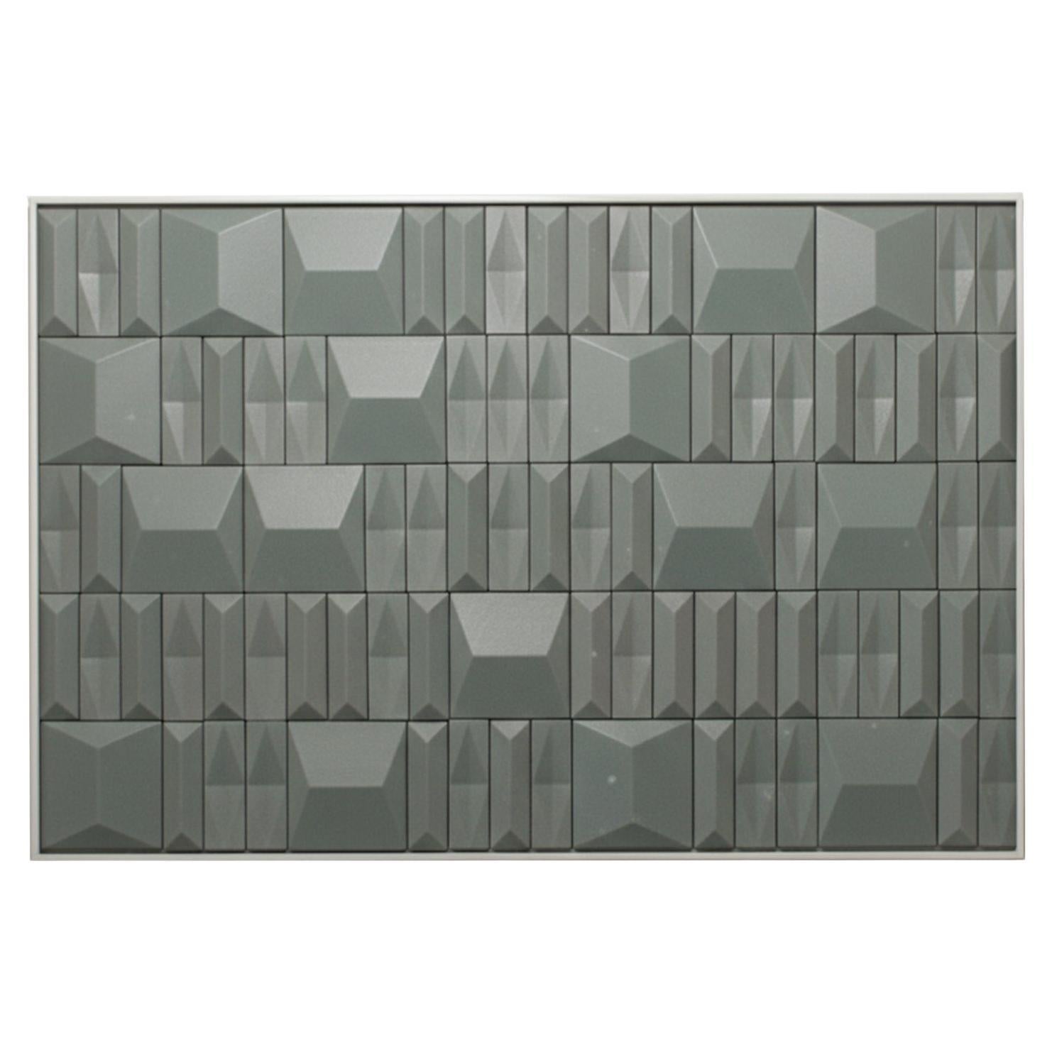 Milano Kakhi Handmade Decorative Tile Outdoor Panel