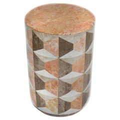 Milano, Small Occasional Table, Rose Marble