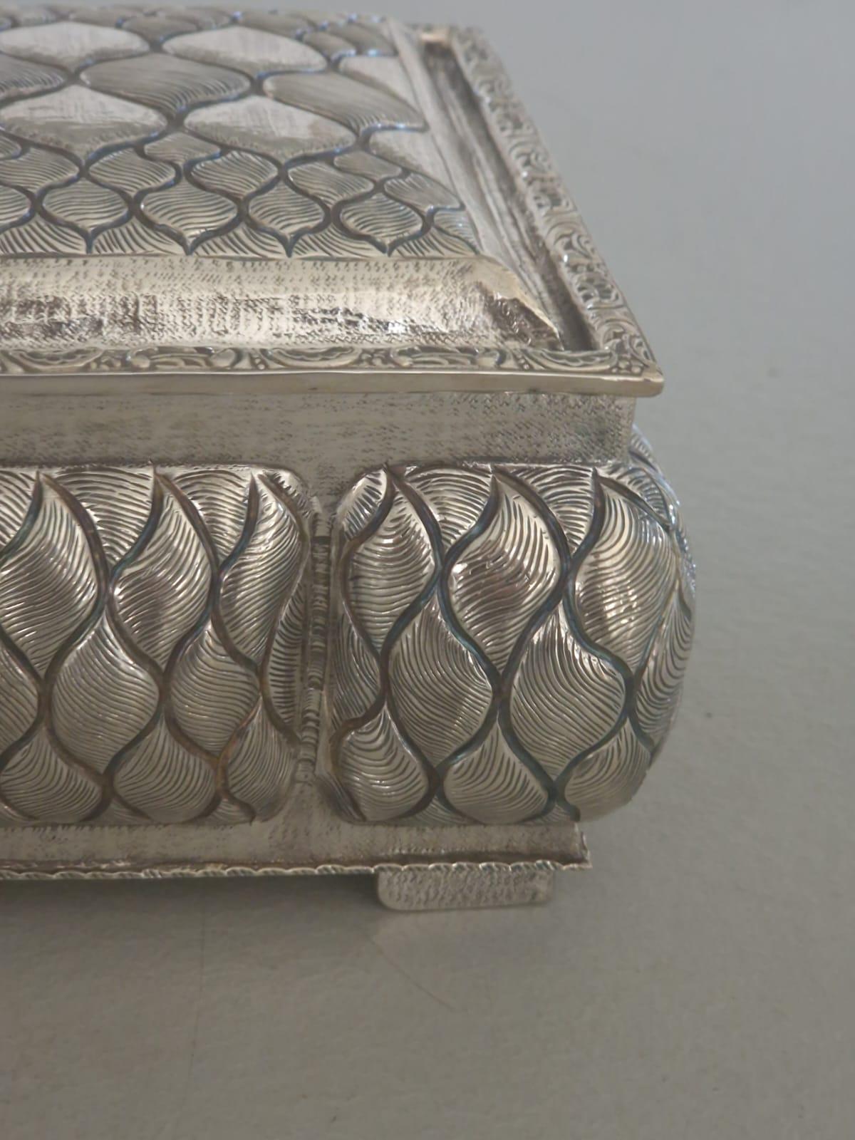 Boîte à trésors en argent sterling de Milan Neuf - En vente à Milano, IT