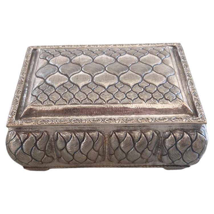 Caja del tesoro Milano de plata de ley