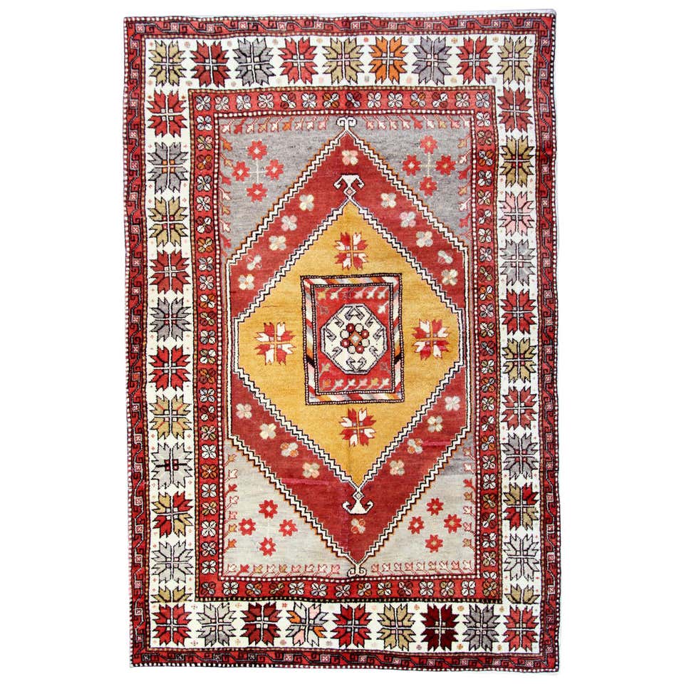 Antique Turkish Rugs, Vintage Rug Milas, Brown Rug, Handmade Carpet For ...