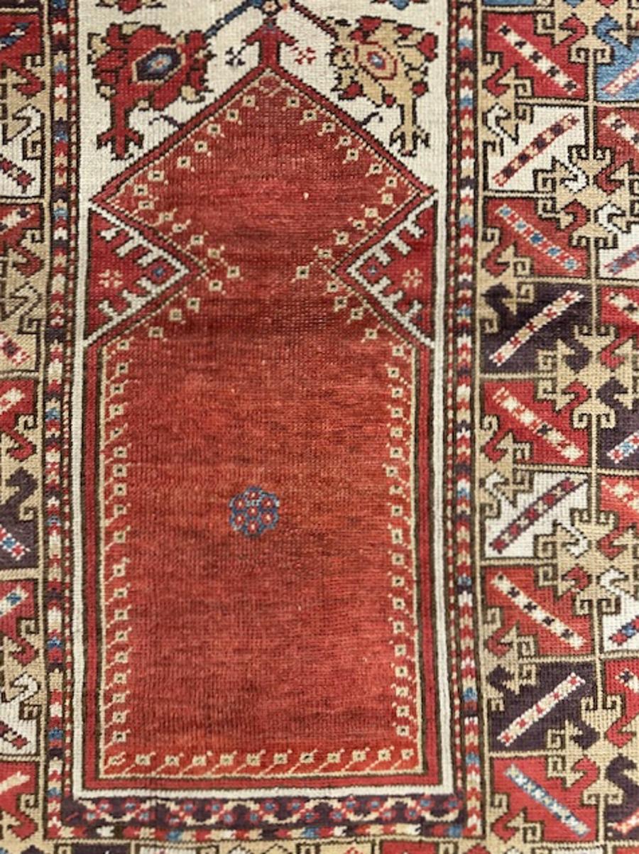 Turkish Milas prayer rug For Sale