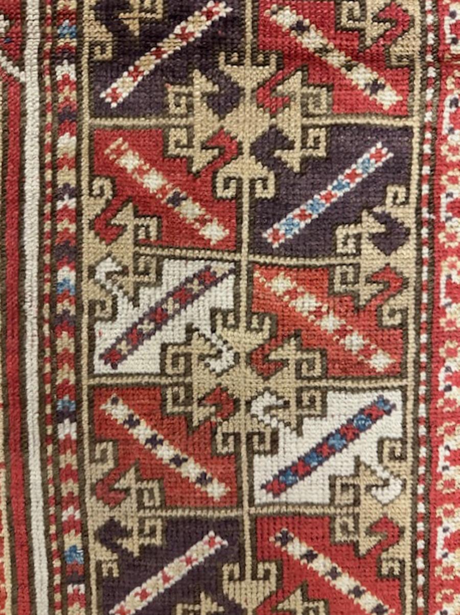 Hand-Woven Milas prayer rug For Sale
