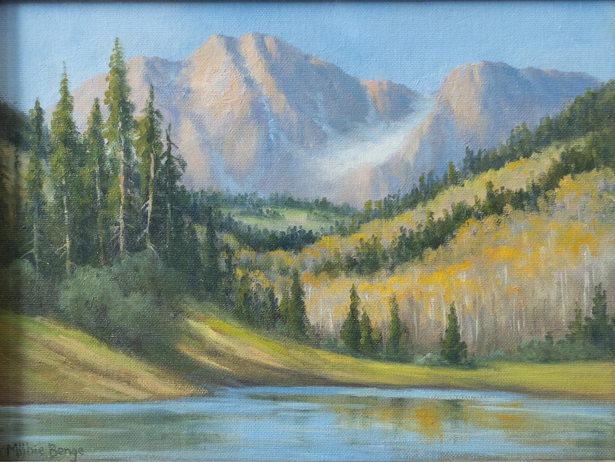 Landscape Painting de Milbie Benge - La hora de Aspen