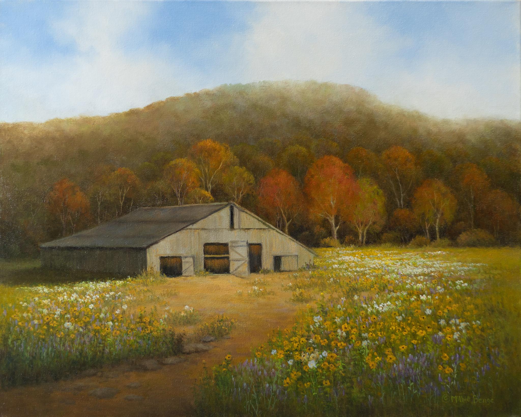 Milbie Benge Landscape Painting - Kentucky Fall