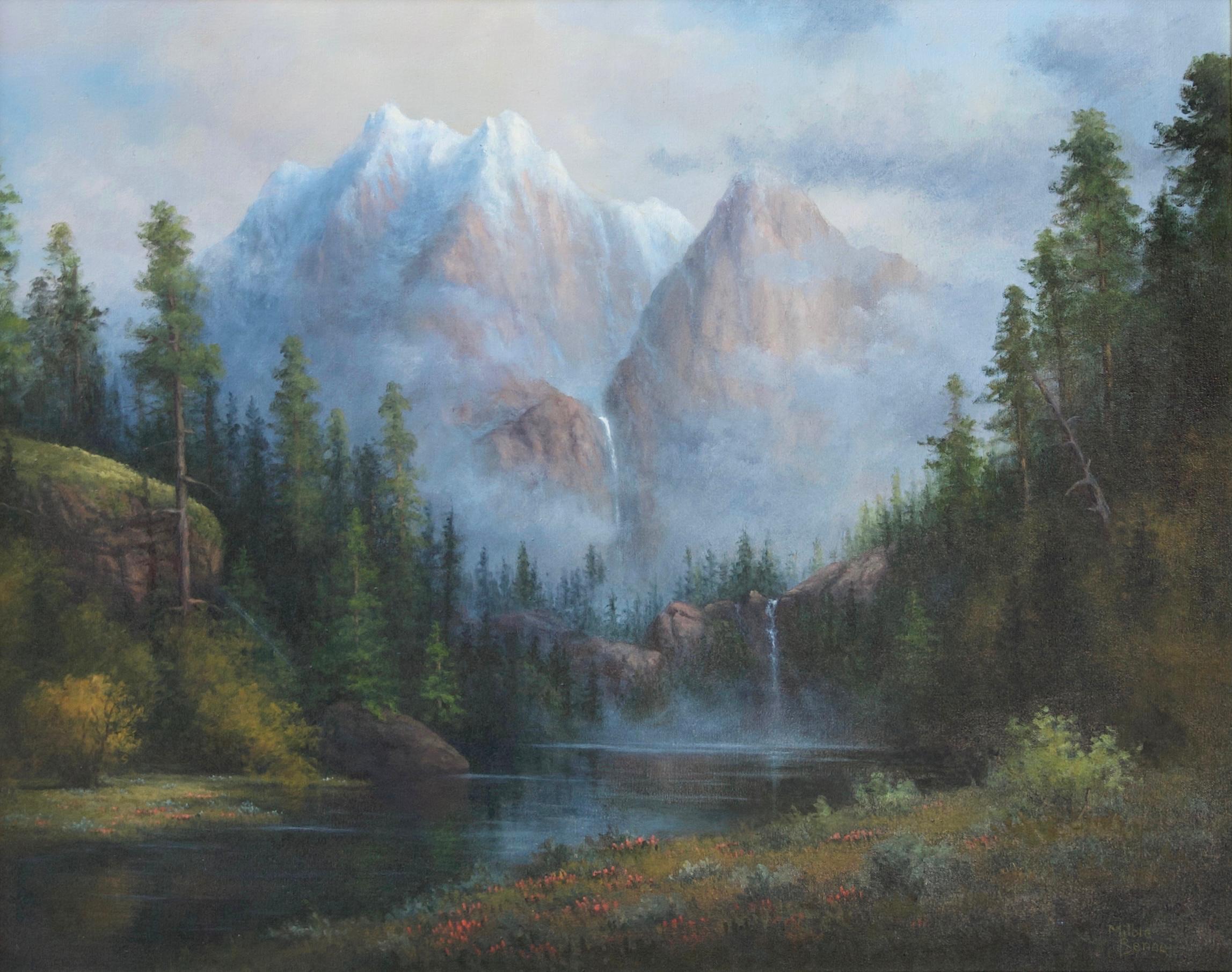 Milbie Benge Landscape Painting - Mountain Landscape