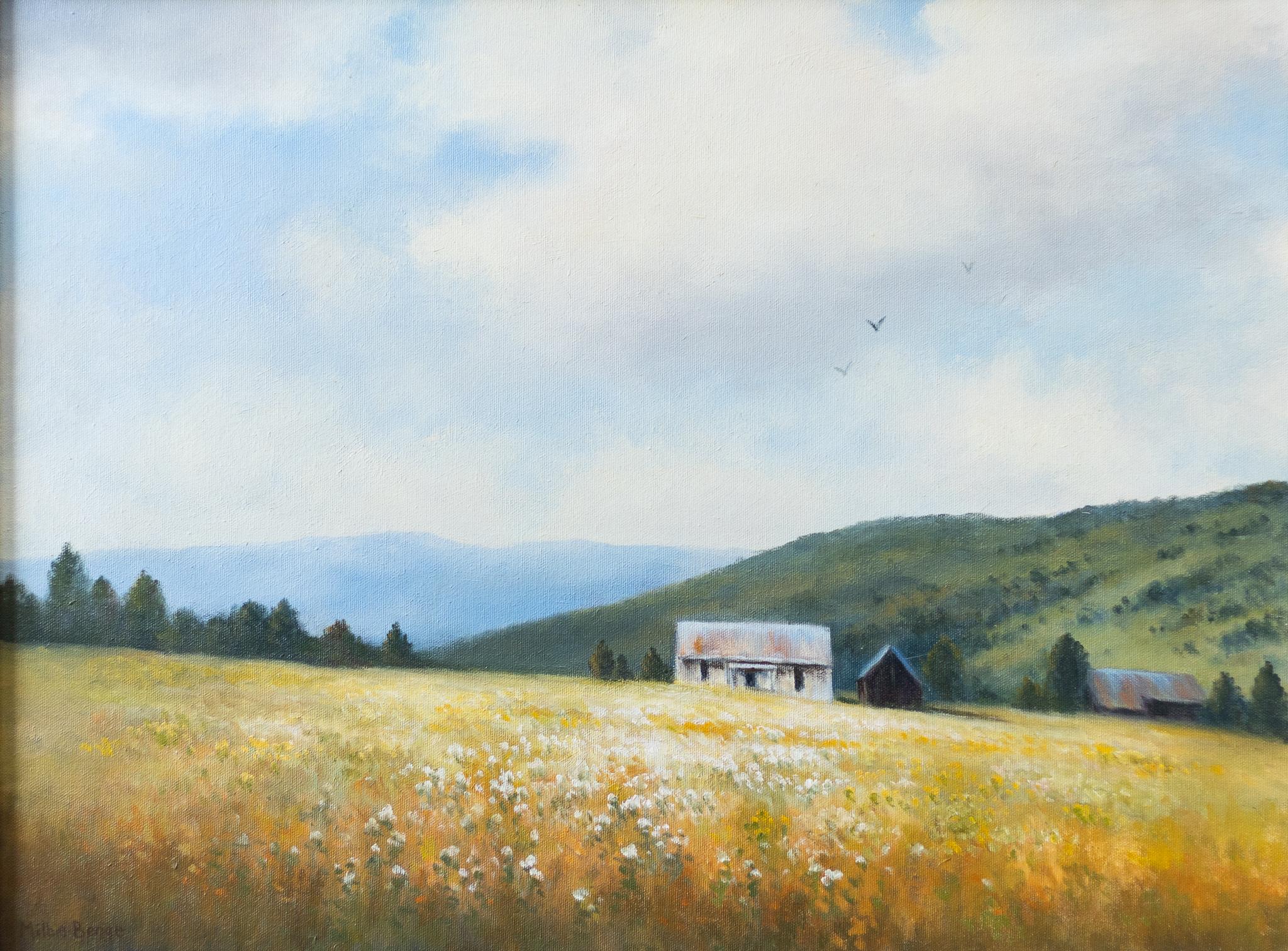 Summer Hills - Painting by Milbie Benge