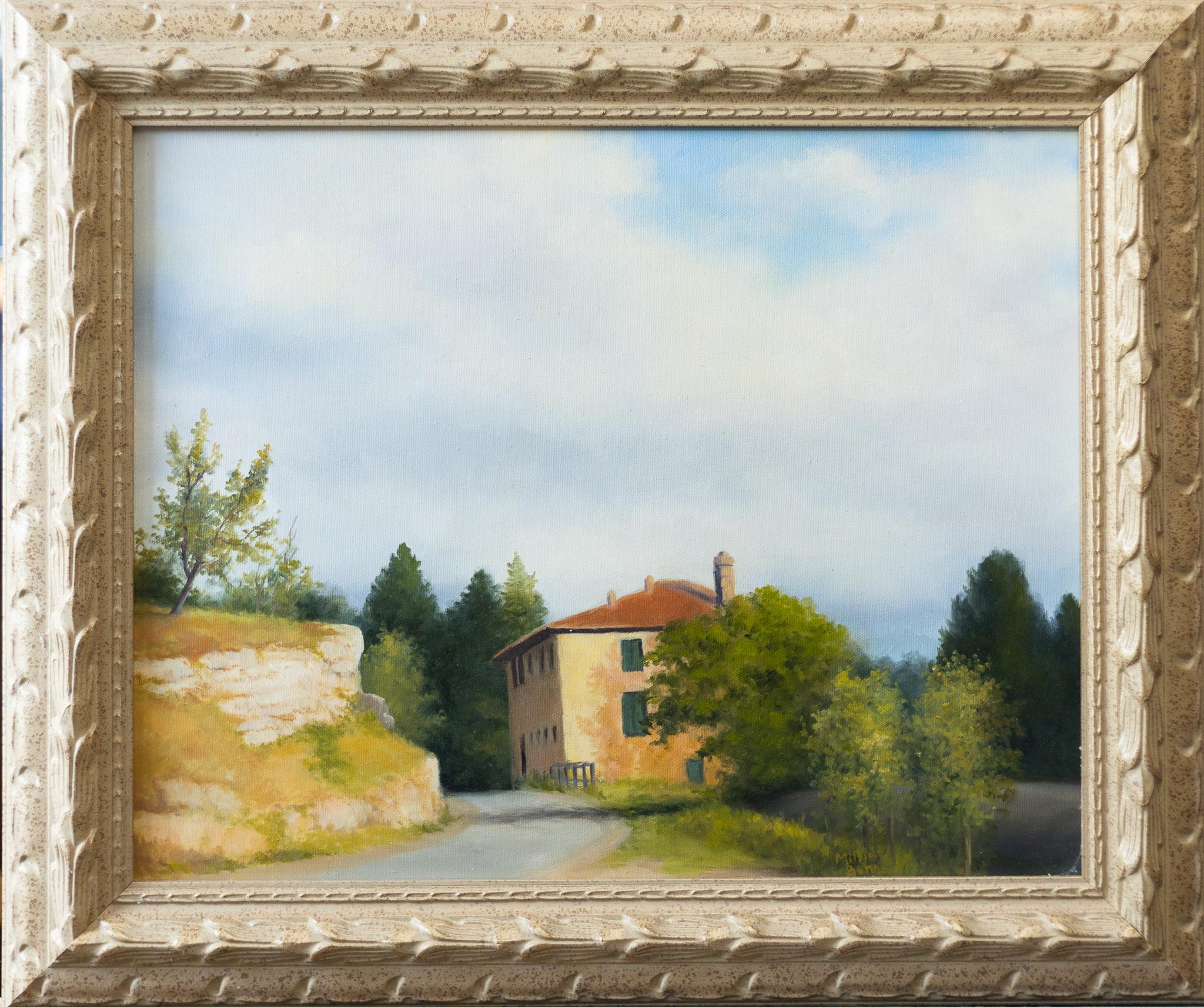 Landscape Painting Milbie Benge - Villa en Toscane