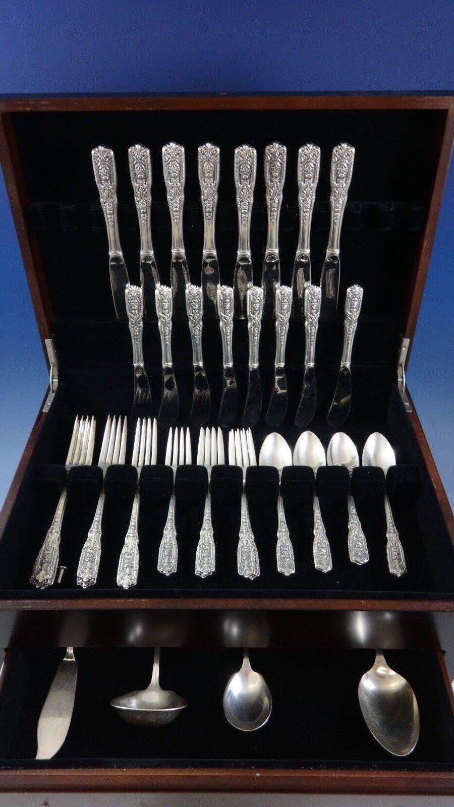 Milburn Rose by Westmorland Juego de cubiertos de plata de ley Servicio 44 piezas en venta 2