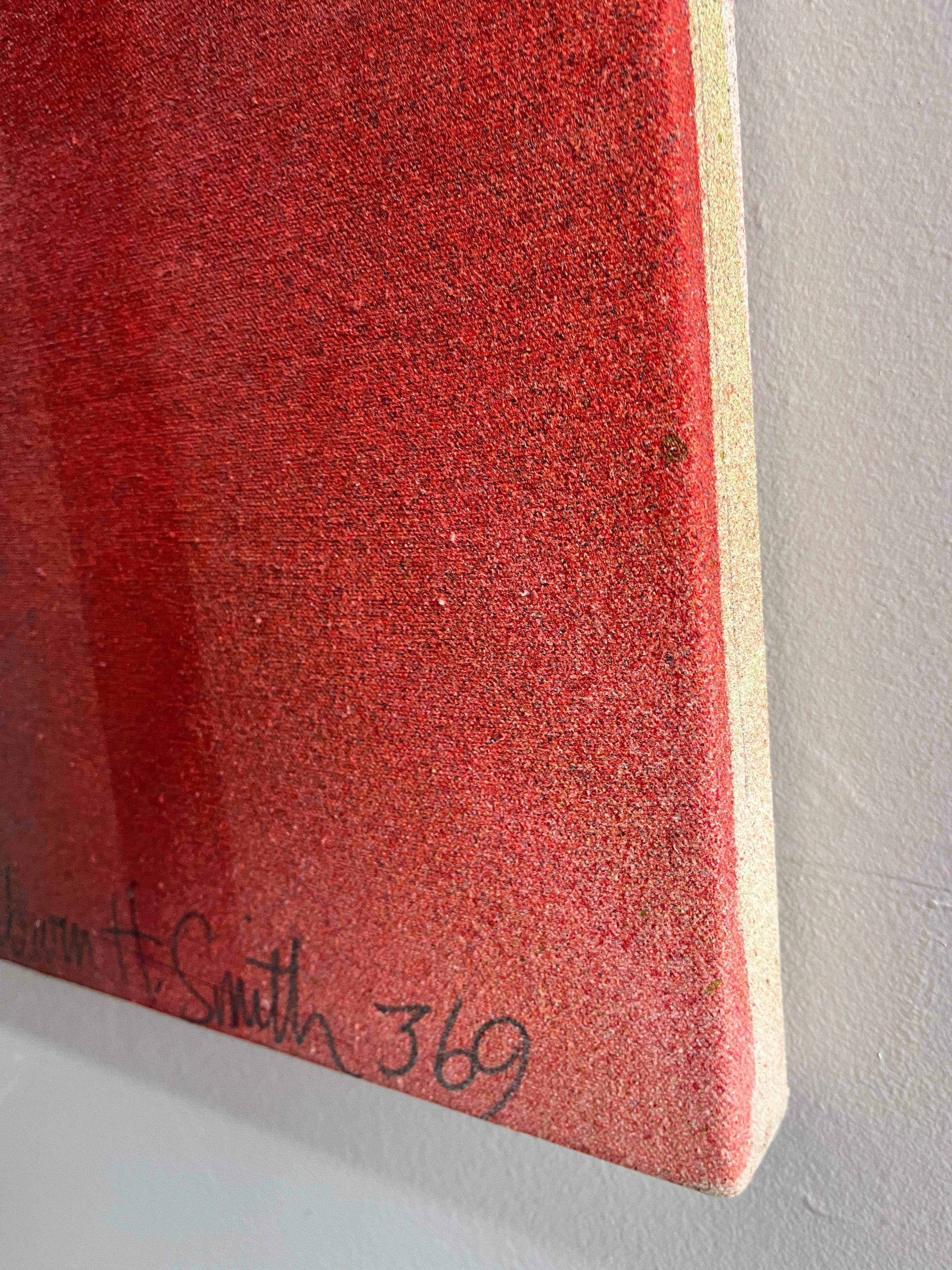 1969 Monumentale rosso astratto Milburn & Smith in vendita 3