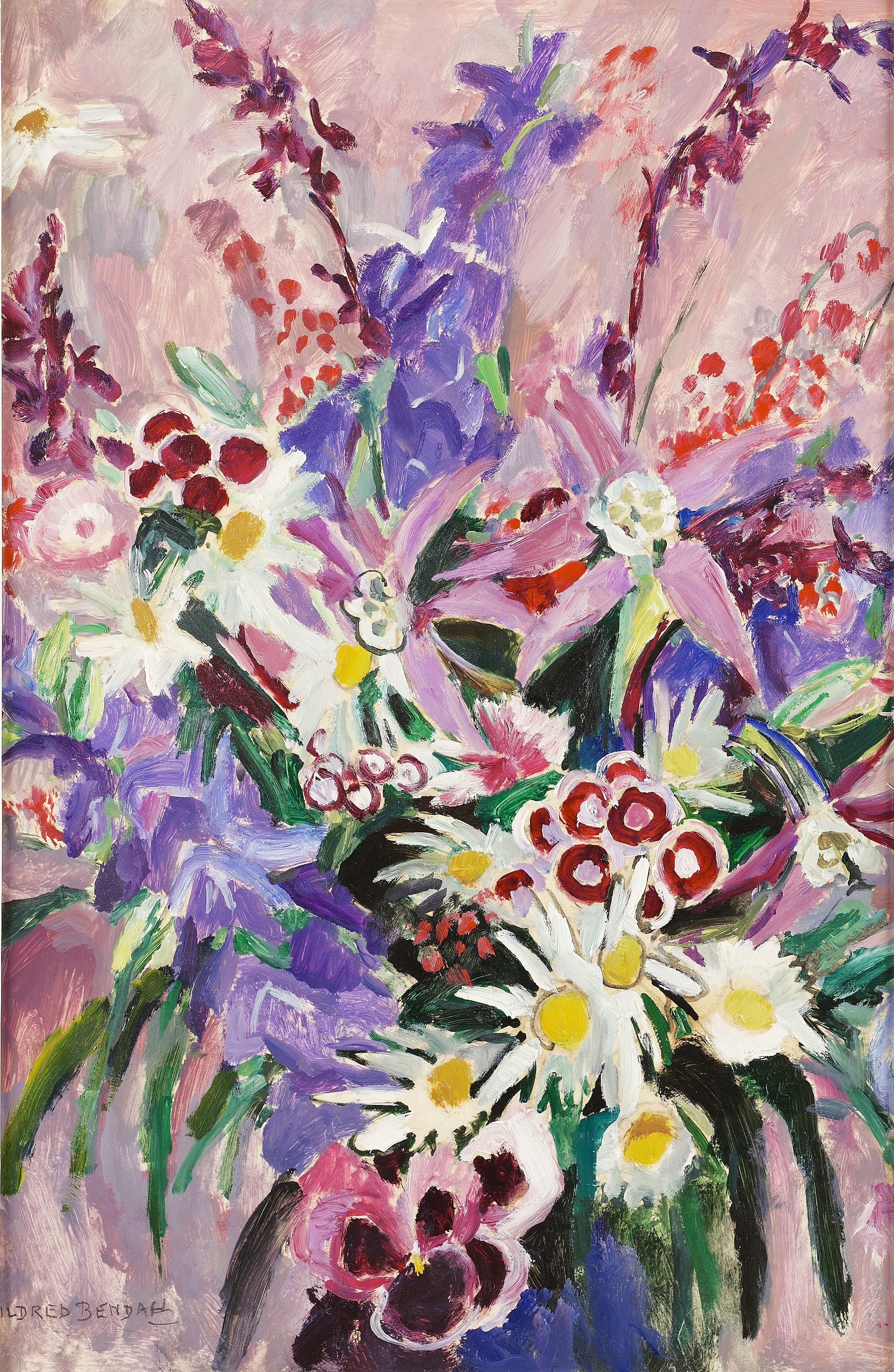 Flower Composition - Original, Oil on canvas, c. 1930