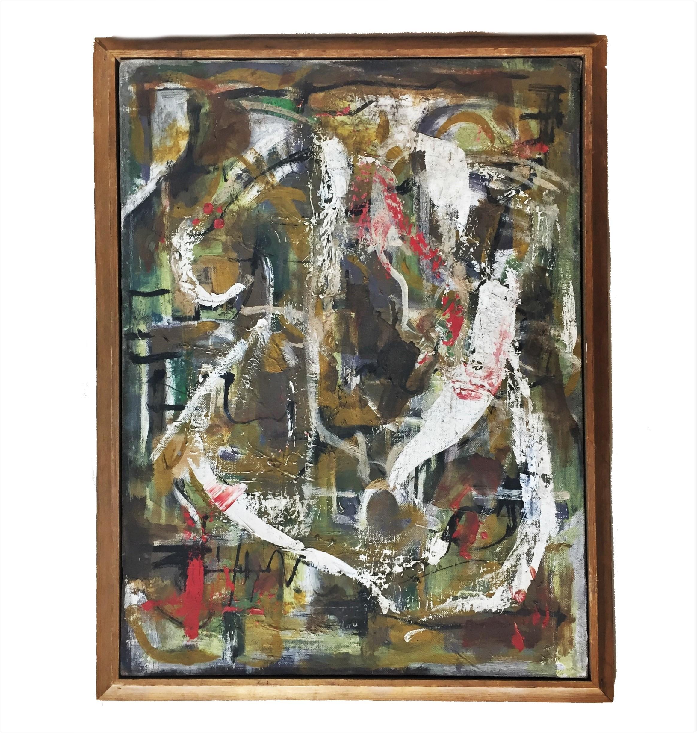 Signed in the lower left corner, and inscribed 'Mikldred Hurwitz' en verso.

Mildred Hurwitz (American, 1922–2012) was a successful Chicago–based abstract artist. She was born in Philadelphia, where she received a BA from The University of the