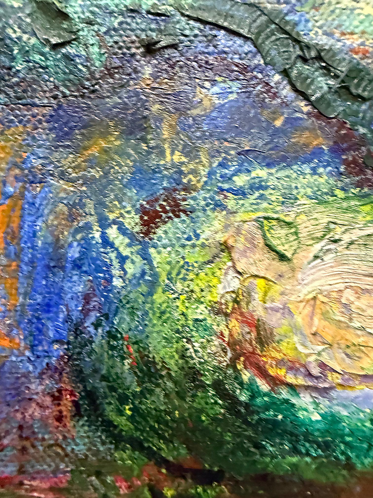 Mildred Tommy Atkin Mitte des Jahrhunderts Malerei Abstrakter Expressionist (Leinwand) im Angebot