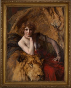 La Dame et le Lion d'Émile Friant