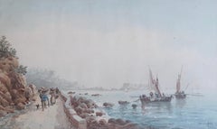 Return of the seaside market and fishing boats