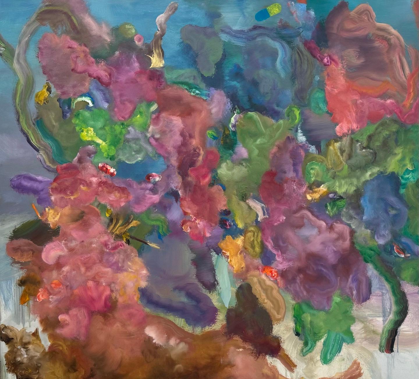 Abstract Painting di Mile Saula - La storia di Saturno