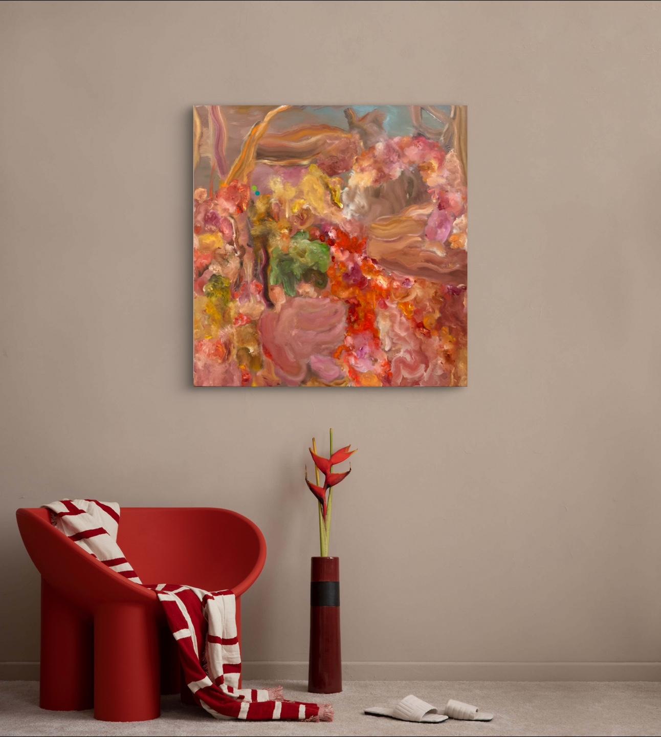Orizzonti ondulati - Painting di Mile Saula