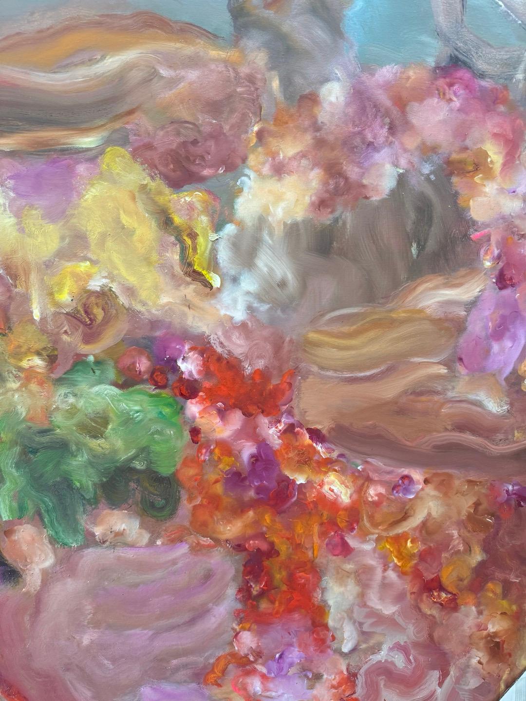 Orizzonti ondulati - Painting Astratto di Mile Saula