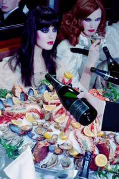 A Dazzling Beauty #2 – Miles Aldridge, Woman, Nude, Fashion, Erotic, Dinner, Art